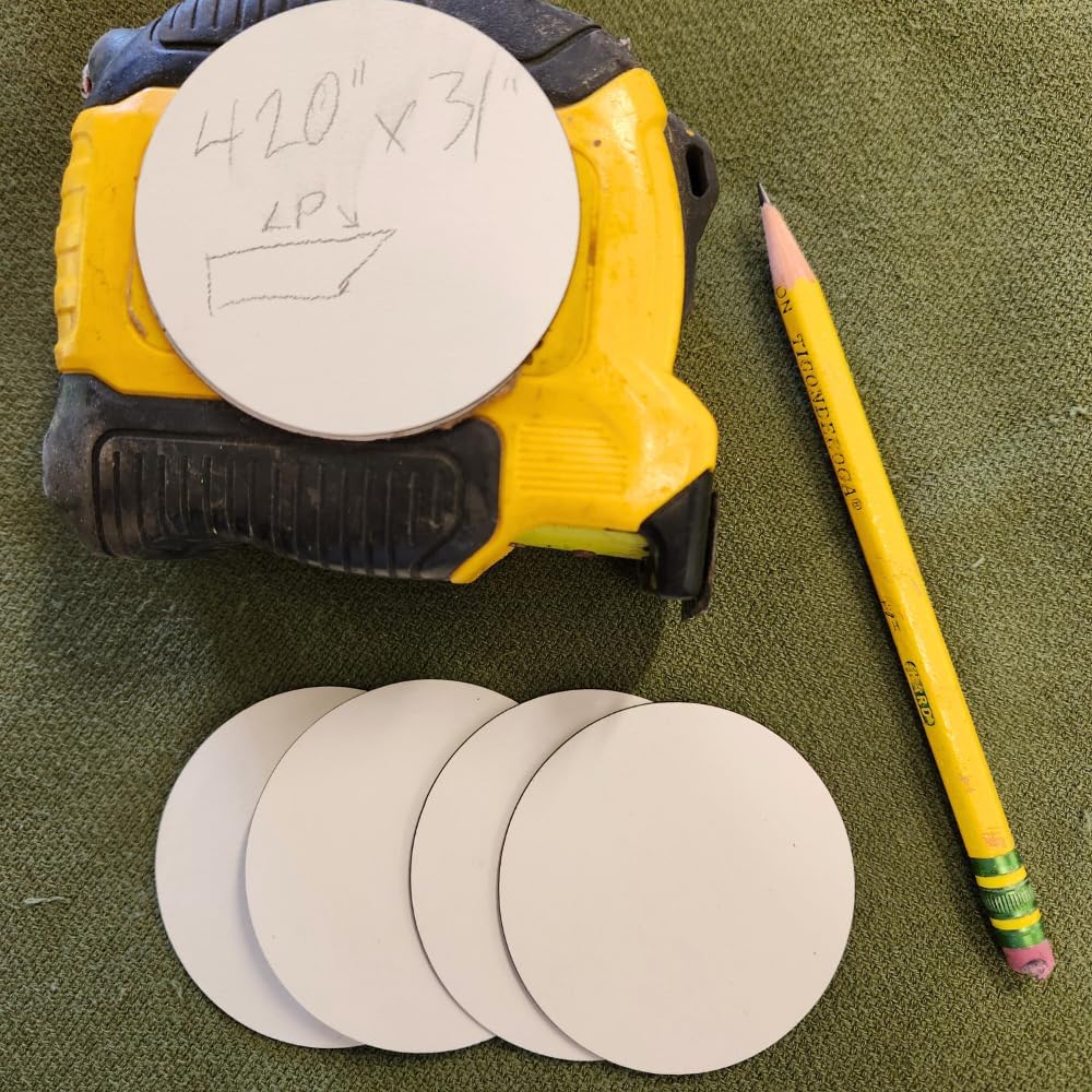 CYCLOPS Erasable Scratch Pad for Tape Measure, 5-Pack Reusable Measurement Note Pad, Peel & Stick, Jobsite Tough, Made in USA | for Construction, Woodworking, Carpentry, DIY
