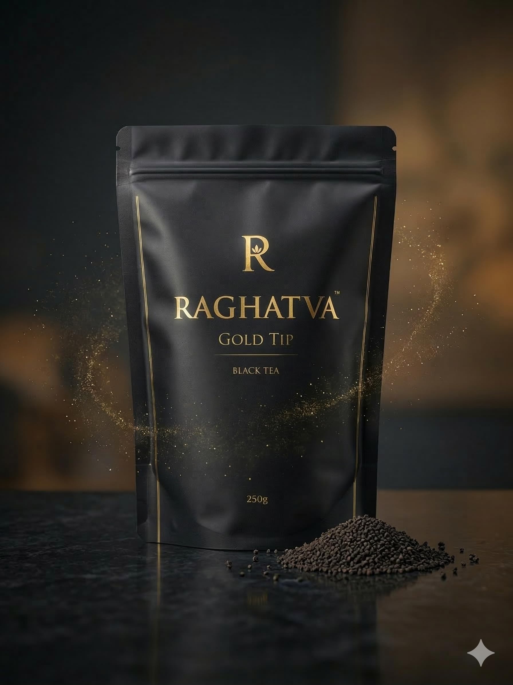 Raghatva Gold Tip Premium Tea – Single Origin, Handpicked Tender Leaves, Export Quality Black Granules, No Additives, Rich Aroma & Strong Flavor, Luxury Chai for Daily Freshness-image-48