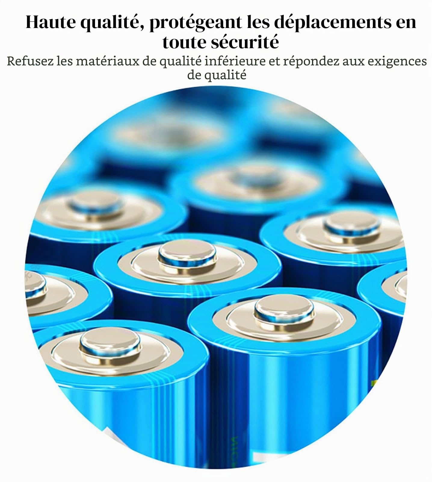 Batterie lithium 48 V 15 Ah pour vélo électrique (13S5P) avec chargeur 54,6 V 2 A pour moteurs de vélos et scooters électriques de 0 à 500 W. 48V 15Ah,XT60+DC