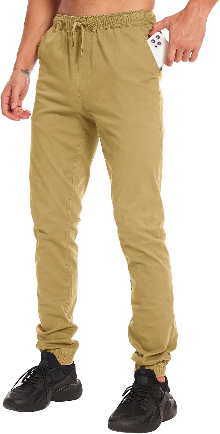 34"/36" Inseam Mens Tall Joggers Extra Long Workout Athletic Pants - Image 2