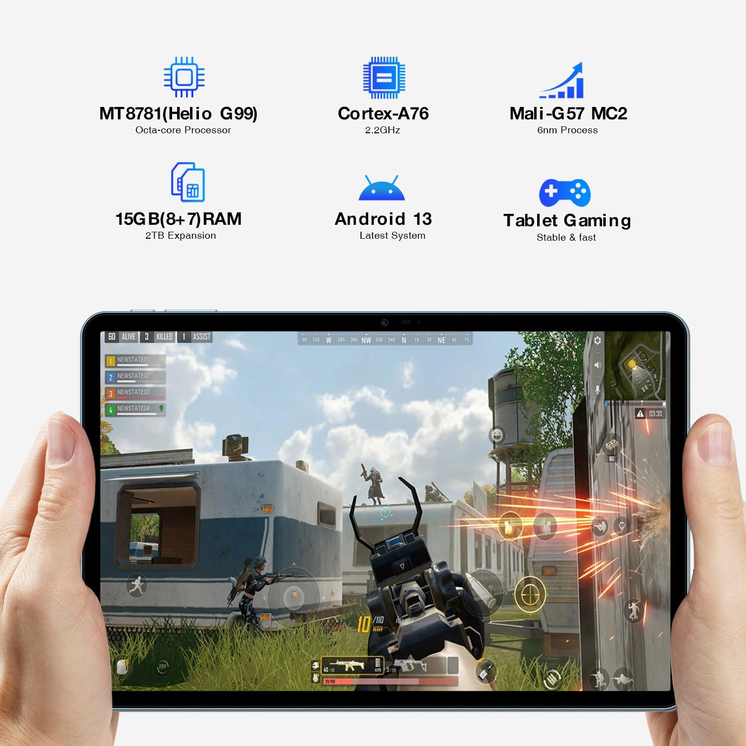 DOOGEE T30 Pro Tablet 11 pollici Android 13, 2.5K, Tablet in offerta15GB+ROM 256GB (TF 2TB), 8 Core, Wi-Fi 2.4GHz5GHz, Fotocamera 20MP/8MP, Trasmissione OTG, 8580mAh 33W ricarica rapida, Grigio DOOGEE T30 Pro Tablet 11 pollici Android 13, 2.5K, Tablet in offerta15GB+ROM 256GB (TF 2TB), 8 Core, Wi-Fi 2.4GHz5GHz, Fotocamera 20MP/8MP, Trasmissione OTG, 8580mAh 33W ricarica rapida, Grigio