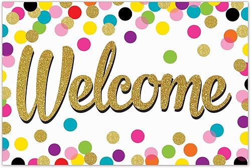 Teacher Created Resources Confetti Cartes postales de bienvenue (8894)