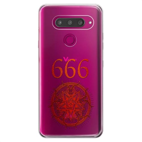 Miniatura 6 de Funda de repuesto de TPU para LG Stylo 6 K61 K51S K42 K30 K20 Stylo 5 K40 K11 K10 K8 Scullbone Pentagram Slim Fit Flexible Silicona Devil Man Number