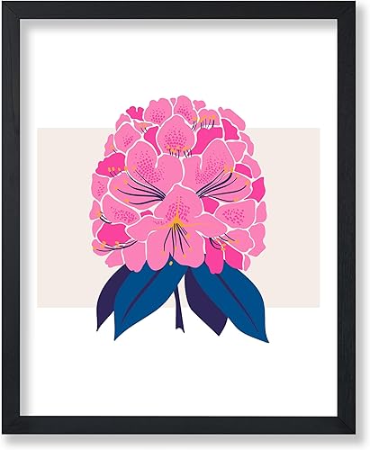 Poster Master Póster de peonía rosa, estampado de flores retro, arte moderno, arte moderno, arte de acuarela, arte floral, arte bohemio elegante,