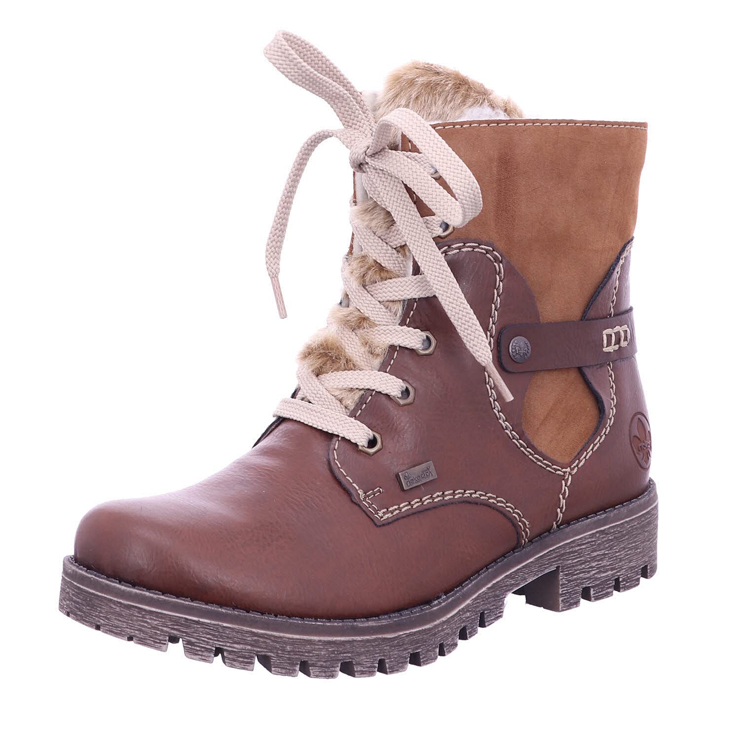 Rieker Herbst/Winter, Women’s Ankle Boots, Brown (Brown/reh/Steppe 23), 7.5 UK (41 EU)