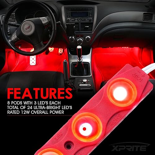 Miniatura 5 de Juego de luces LED DL-001-L3, #6 Rojo