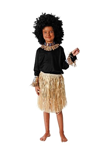 Costumizate! Disfraz de Africano talla 7-9 especial para niños fiestas de disfraces o carnaval