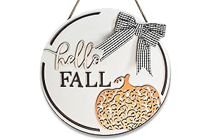 Hello Fall Sign: A Seasonal Welcome for Your Door