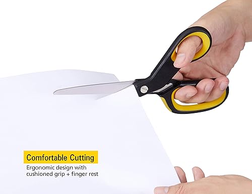 Miniatura 4 de Stanley Tijera ergonómica multiusos de 8 pulgadas (SCI8EST-YLW), amarillonegro