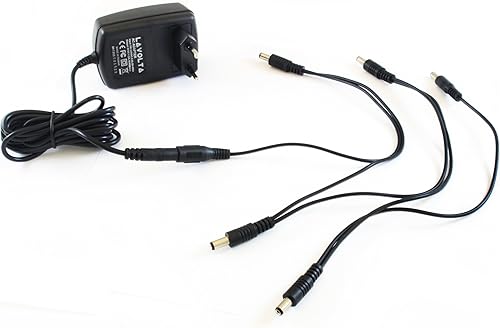 5-Wege Daisy Chain Original Lavolta LadegerA t fA r Boss OC-3 PS-6 SL-20 SYB-3 SYB-5 Gitarrenpedale Adapter Netzteil Splitter