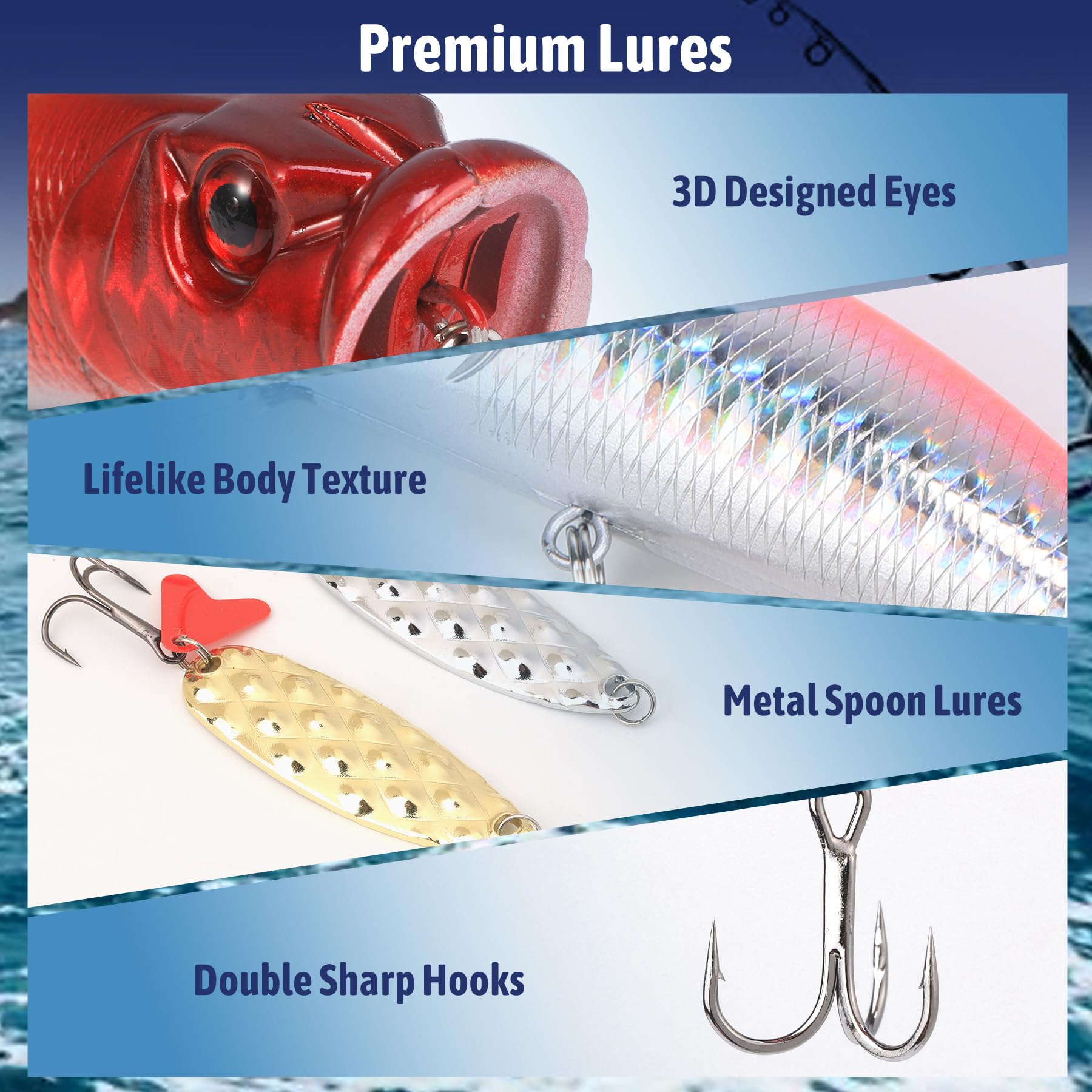 Fishing Advent Calendar 2026 – 24 Days of Fishing Lures for Men, Teens & Adults – Xmas Countdown Gift Set for Fishermen, Boys – Surprise Holiday Present : Home & Kitchen