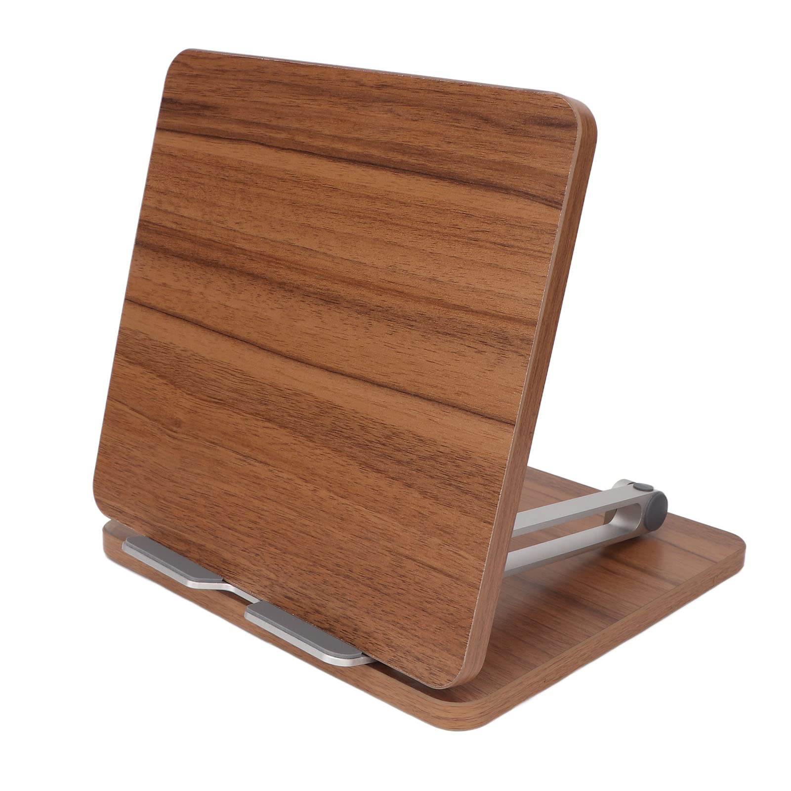 Supporto per Laptop, Porta Laptop in Legno Accessori per Scrivania da Ufficio con Comodo Design Regolabile Ergonomico in Lega in Alluminio in Lega di Legno Profondo Office Staffa Soporte