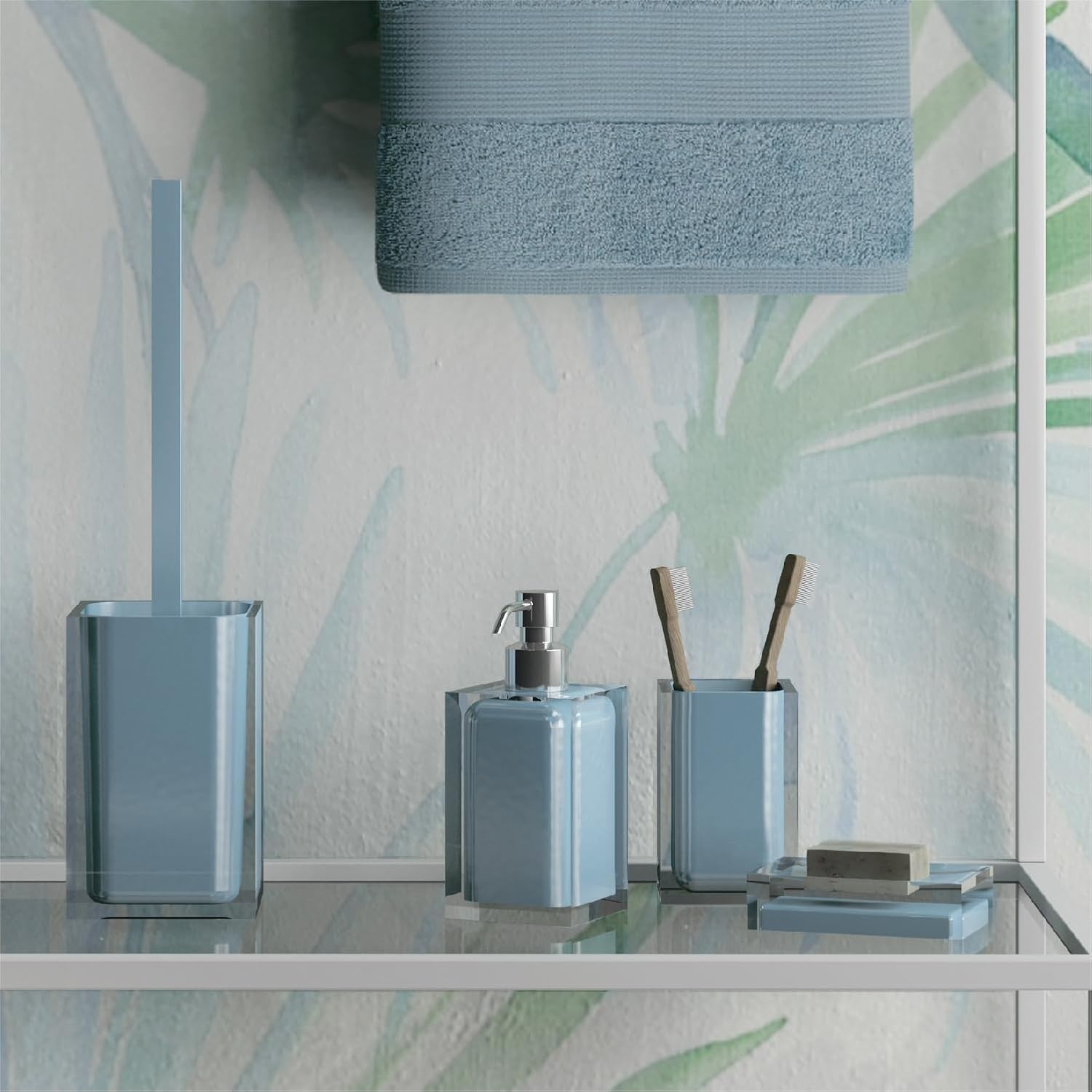 Gedy Rainbow Toothbrush Holder Light Blue