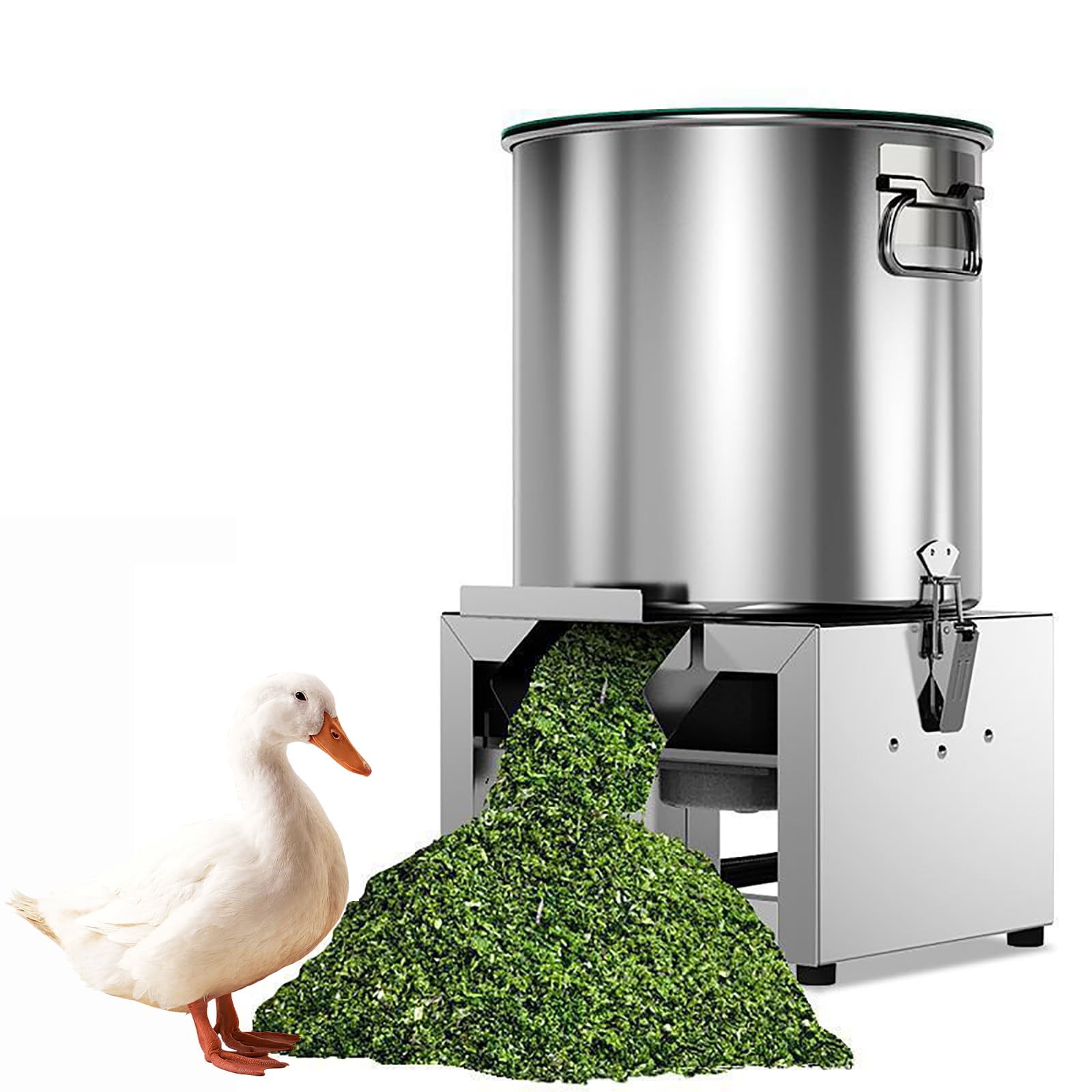 Broyeur robuste en acier inoxydable de 1500W pour légumes et cuisine