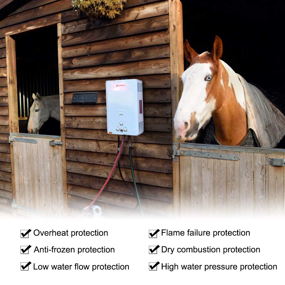 Camplux 16L 4.22GPM Outdoor Propane Gas Tankless Water Heater, Water  Heaters - Amazon Canada