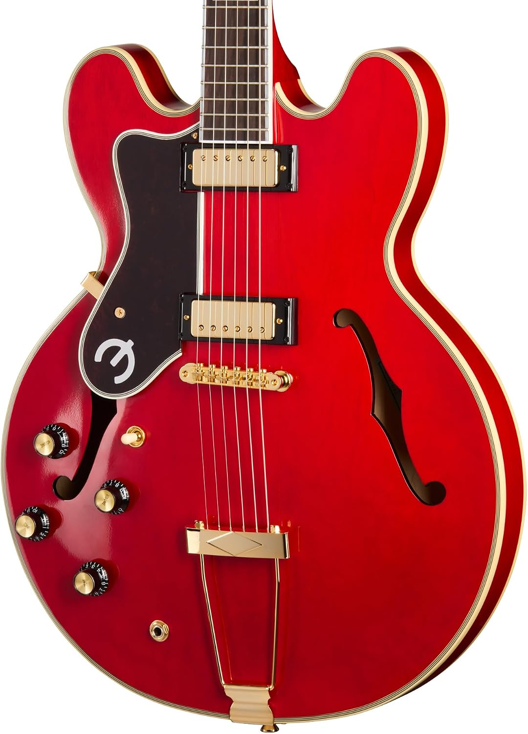 Epiphone Masterbilt Gem Archer Sheraton, Cherry Lefty with Case