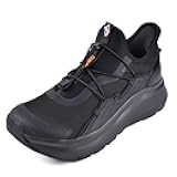 Mens Slip in Hands Free Shoes Wide Toe Box Arch Support Walking Sneakers,Orthopedic Plantar Fasciitis Footwear with Thick Cushioning Zero Drop Sole Metatarsal Pads