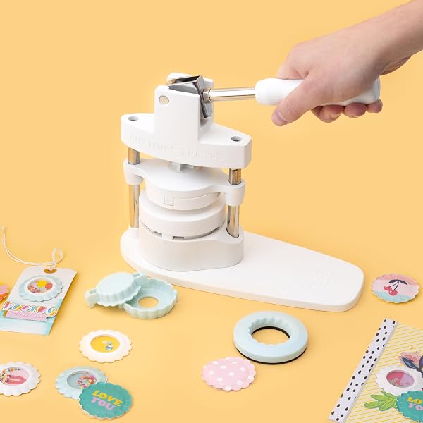 We R Memory Keepers Button Press Puffy Sticker and Shaker Shape Kit, Fastners Buttons Arts Crafts Sewing Notion Paper Supplies Scrapbooking Stamping Journaling Printmaking DIY Office Home - 4