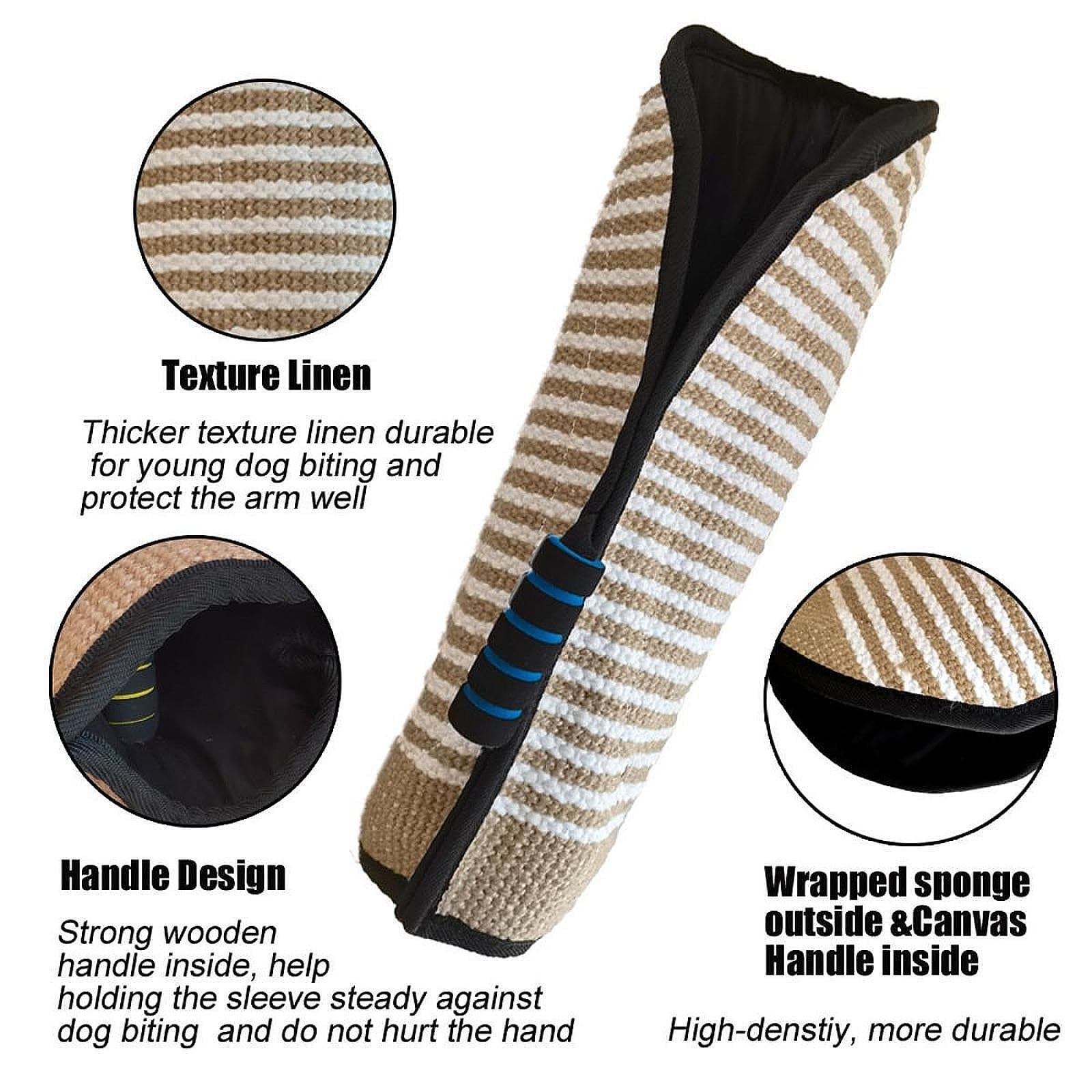 Manga antimordeduras para Perros, Juego de Entrenamiento para mordeduras de Perros, Brazo Resistente para sesiones de Entrenamiento al Aire Libre y