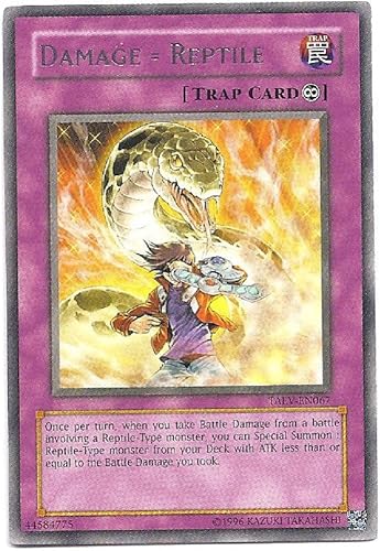 Yu-Gi-Oh! - Daño = Reptil (TAEV-EN067) - Evolución táctica - Edición ilimitada - Raro