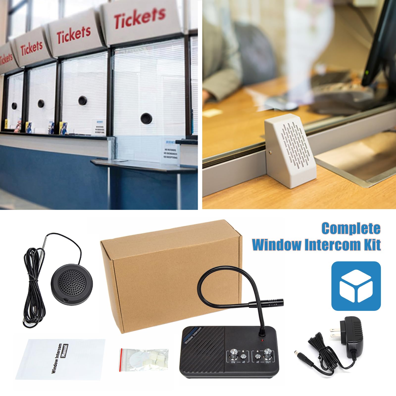 Window Intercom System - Clear Communication for Businesses -2