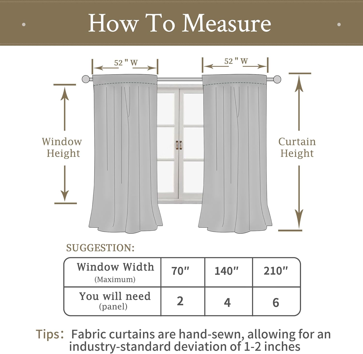 LAMIT Taupe Velvet Curtains 84 Inch for Living Room, Thick Thermal Room Darkening Drapes Elegant Back Tab and Rod Pocket Room Decor Panels for Bedroom/Sliding Glass Door, 2 Panels, 52 x 84 Inch