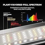 MARS HYDRO E3000 300Watt LED Grow Light 3X3ft Barra luminosa a spettro completo con 1184pcs diodi, Dimmable & Detachable Grow Lampe per Veg Bloom Flower, raggiungere 2,8 umol/J - 3