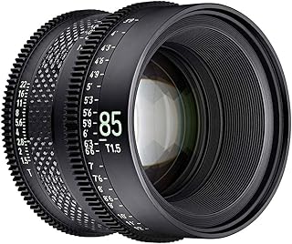 ROKINON XEEN Cf 85mm T1.5 Pro Cinema Lens with Carbon Fiber Construction & Luminous Markings for Sony E Mount