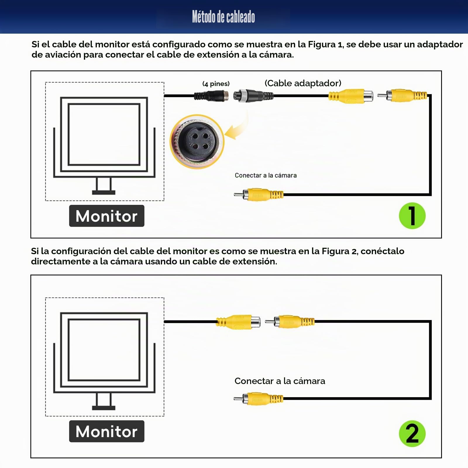CAMECHO Luz de Freno Cámara Trasera HD Visión Nocturna IP67 Cámara Impermeable para Volkswagen Crafter 2017 Tercera Luz de Freno con ángulo Ancho de 140 °, 12V, 10m con Cable