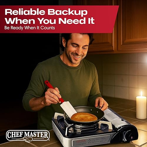 Miniatura 8 de Chef-Master 90011 1 quemador de butano, rango cubierta - 9,925 BTU