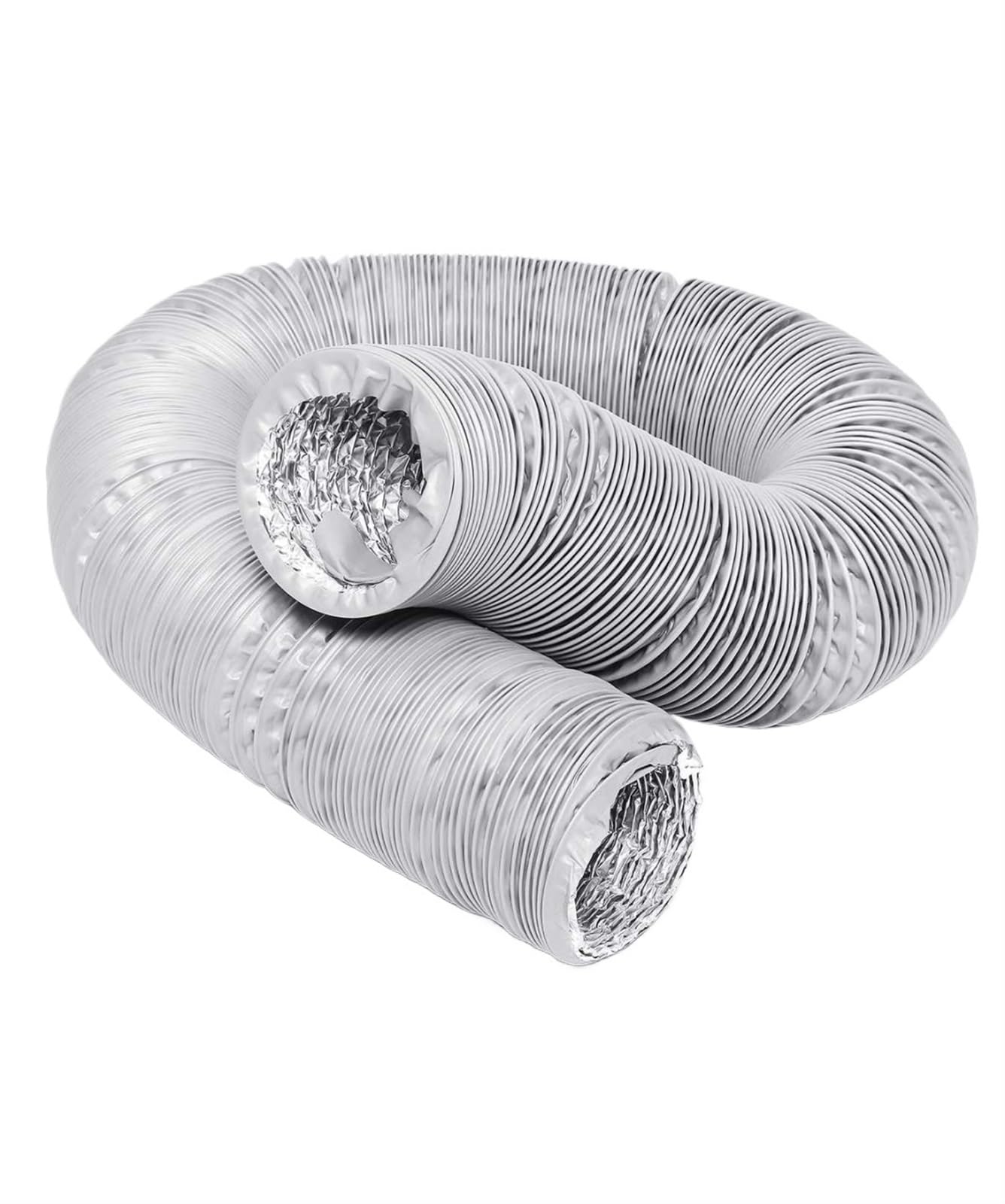 GETSTREE 150mm Portable Air Conditioner Exhaust Vent Pipe Flexible Hose Outlet For Extension And Replacement