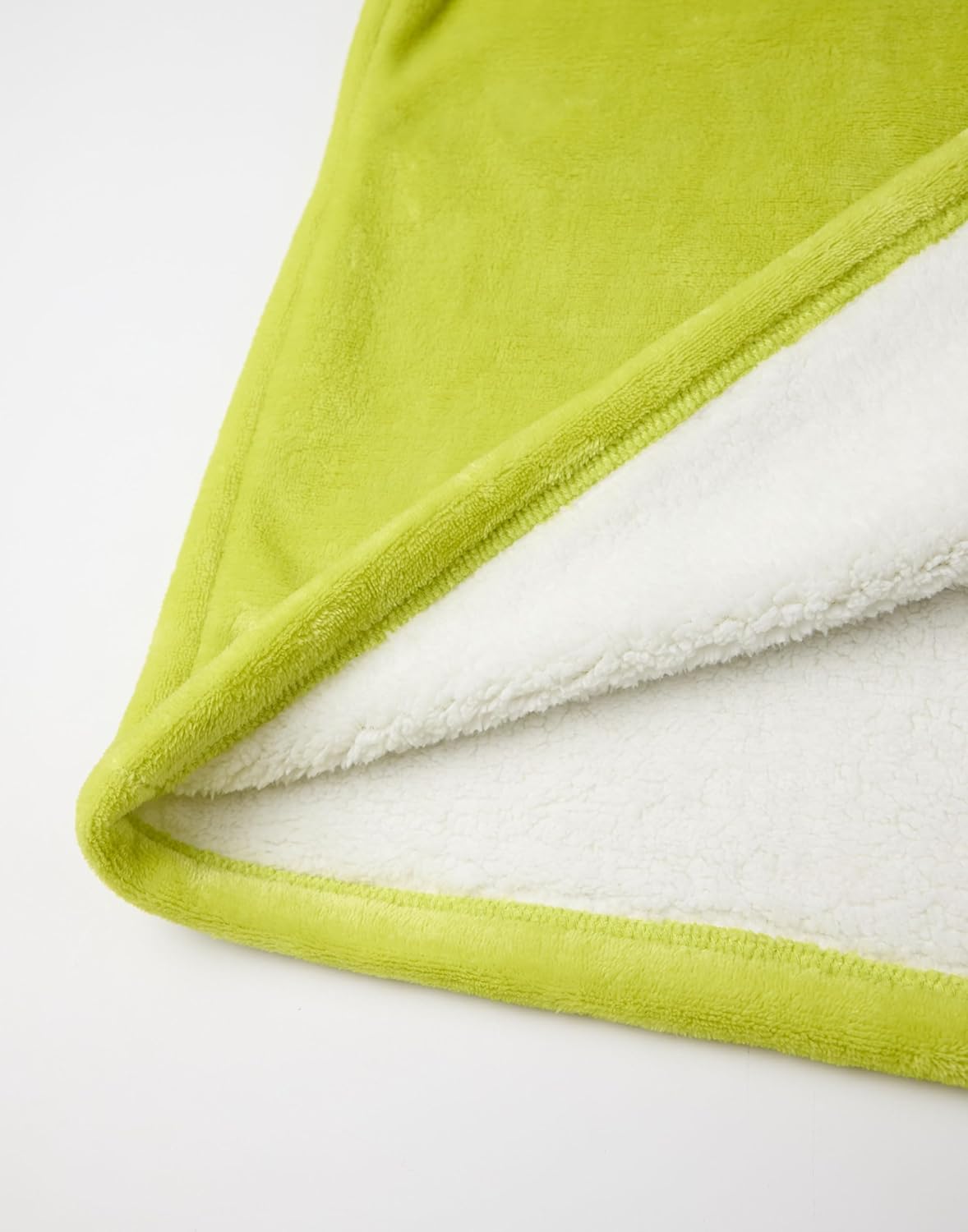 Vanilla Underground Shrek Wearable Blanket Hoodie | Adults Green Hooded with Shrek Character Face Graphics Sherpa Lined Loungewear with 3D Ears