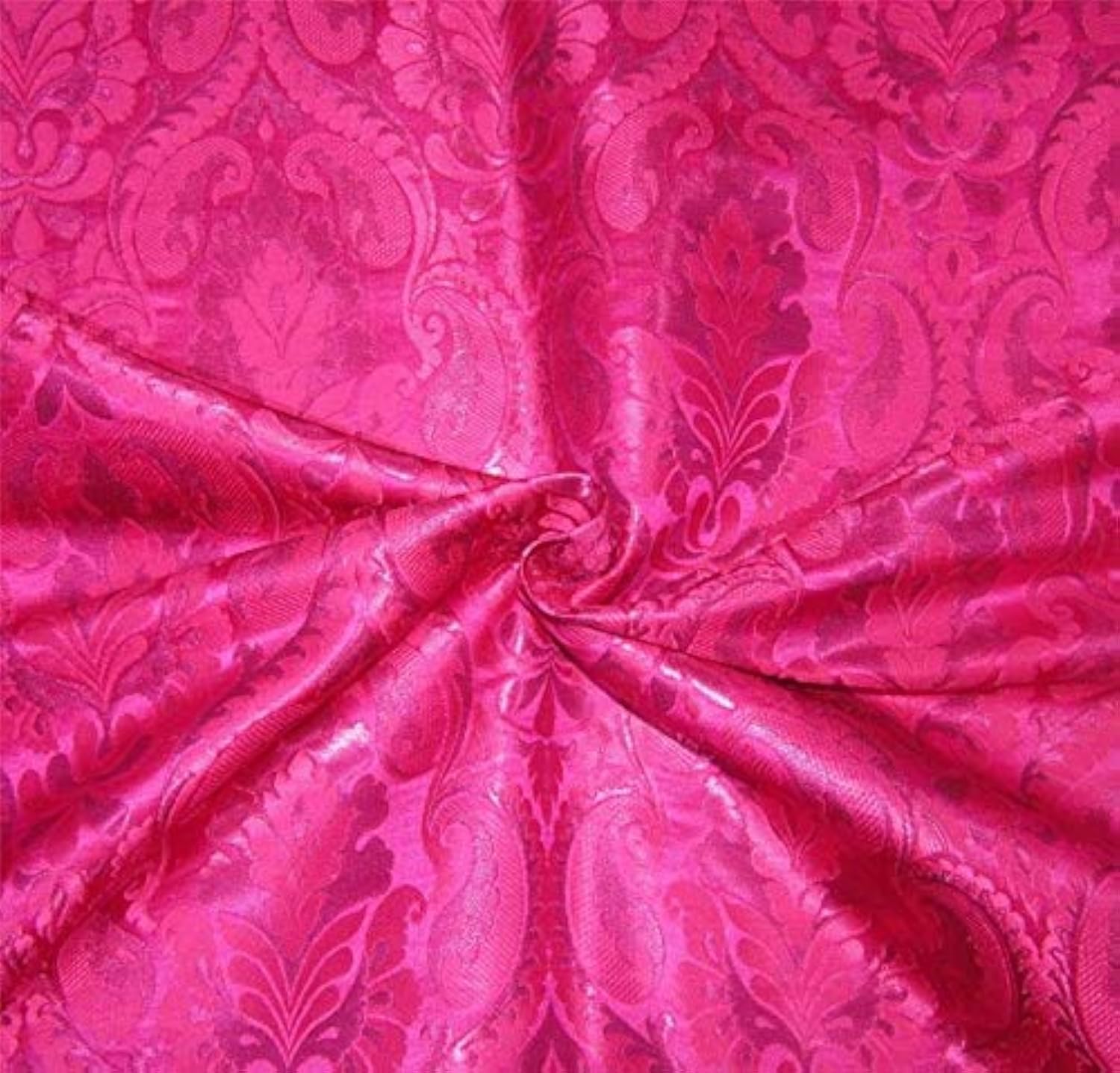 Brocart magenta Puresilks Bro675 tissu luxe épais 91cm