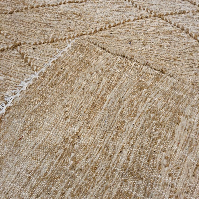 Générique Tifinagh Shop - Tapis Berbère Kilim Zanafi Authentique – 100% Laine - 157 x 99 cm – Pièce Unique Artisanale du Maroc