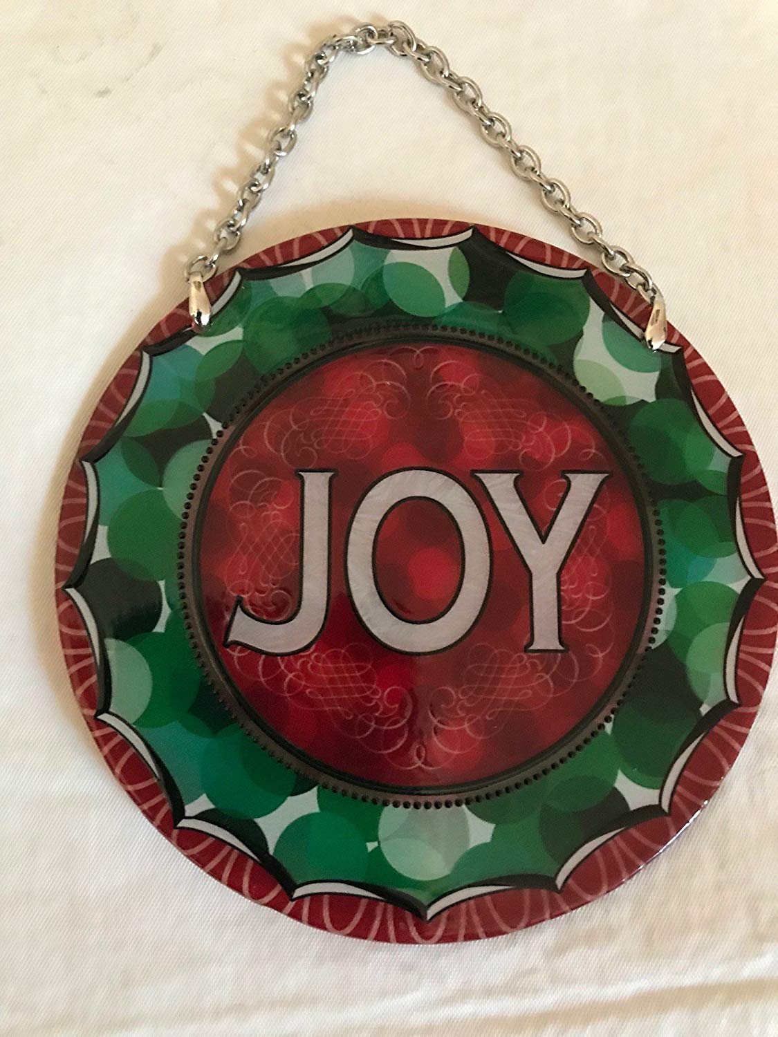 Joan Baker DesignsChristmas Ornament Joy Suncatcher