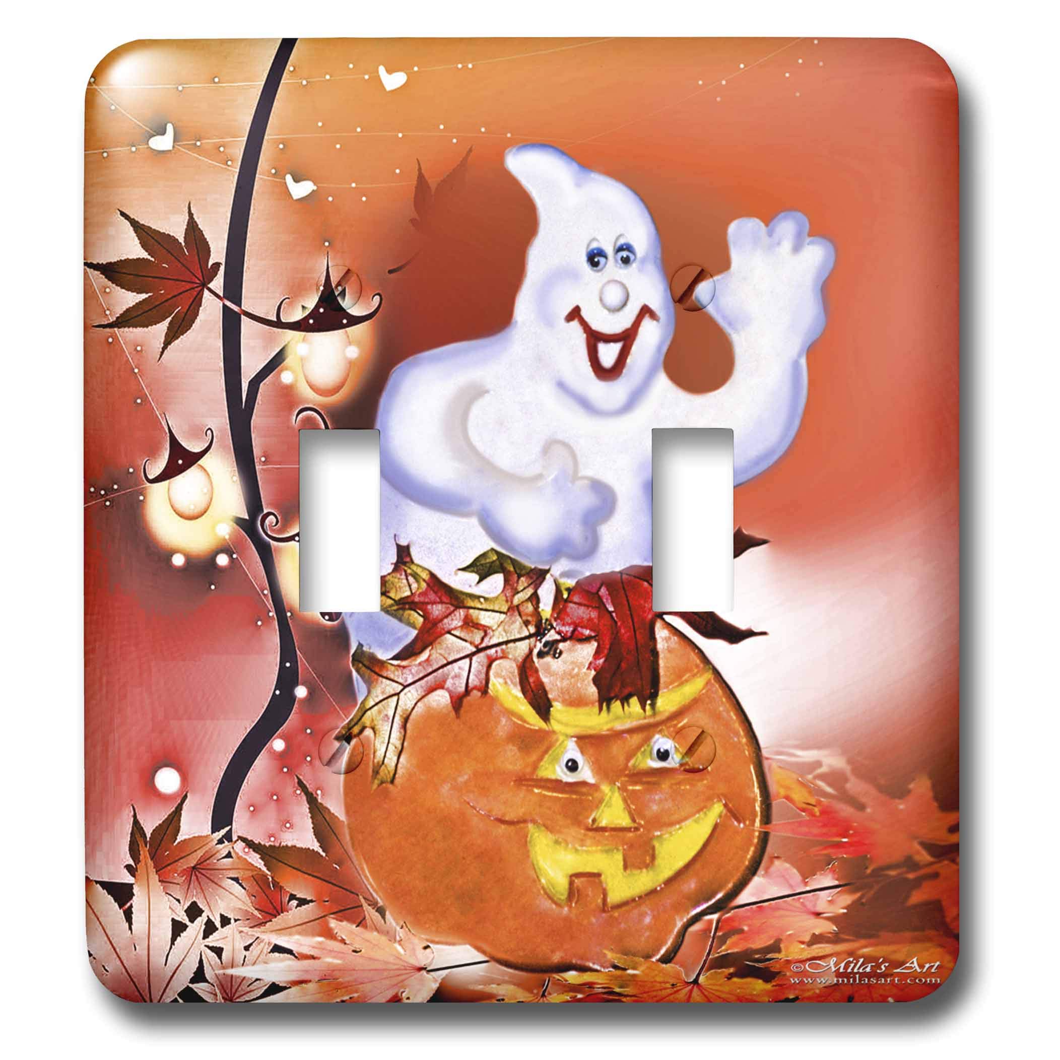 Interruptor doble para decoración de Halloween en salones y habitaciones infantiles