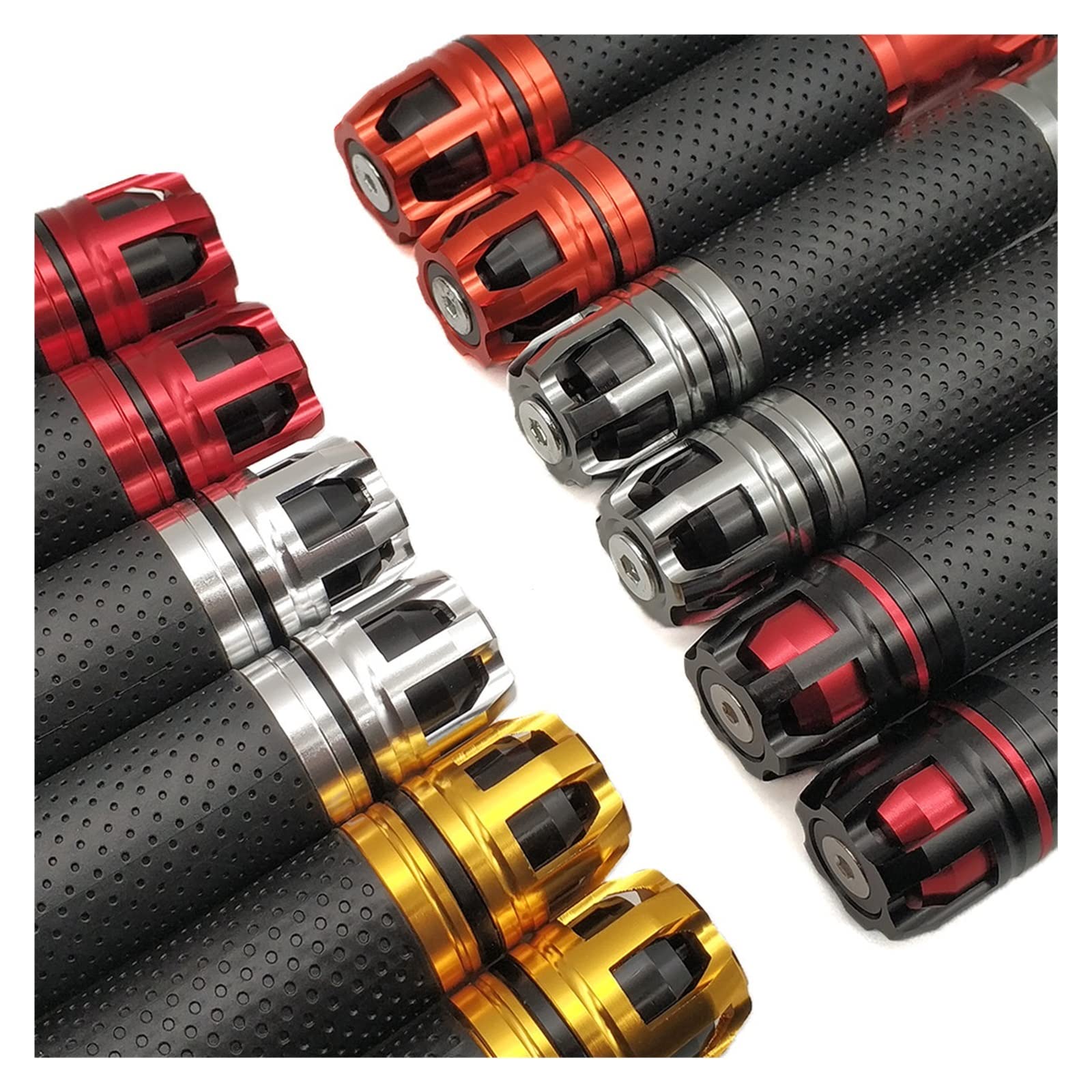 Motorradknopfgriff Lenkerabdeckung Für Su@&zuki VS800 VZ800 Vz 800 DL1000 DL650 Dl 1000 Universal Motorrad Griff Griffe Enden Racing Lenker CNC 22mm 7/8"