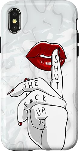Miniatura 7 de iPhone 13 STFU Lips Cool Jurar Palabras Cussin Saying Women Bad Girs Estuche de regalo