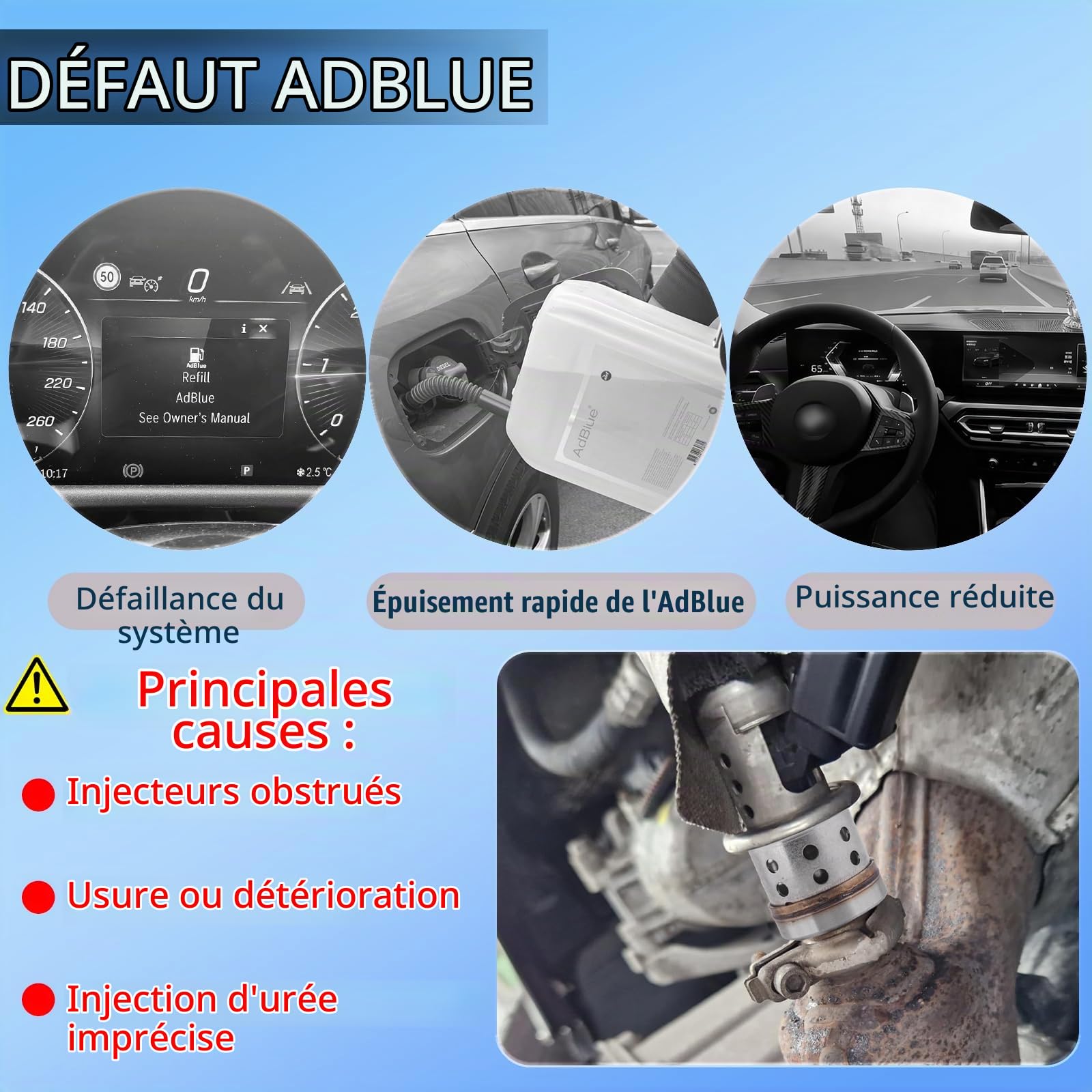 Injecteur Adblue 3647595 pour Citroen C3 C4 pour Opel Combo E 1.5 BlueHDi