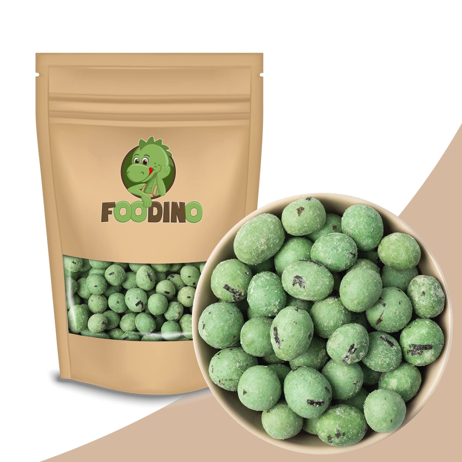 FOODINO 5kg Erdnüsse im Wasabi Teigmantel leicht scharf geröstet knusprig