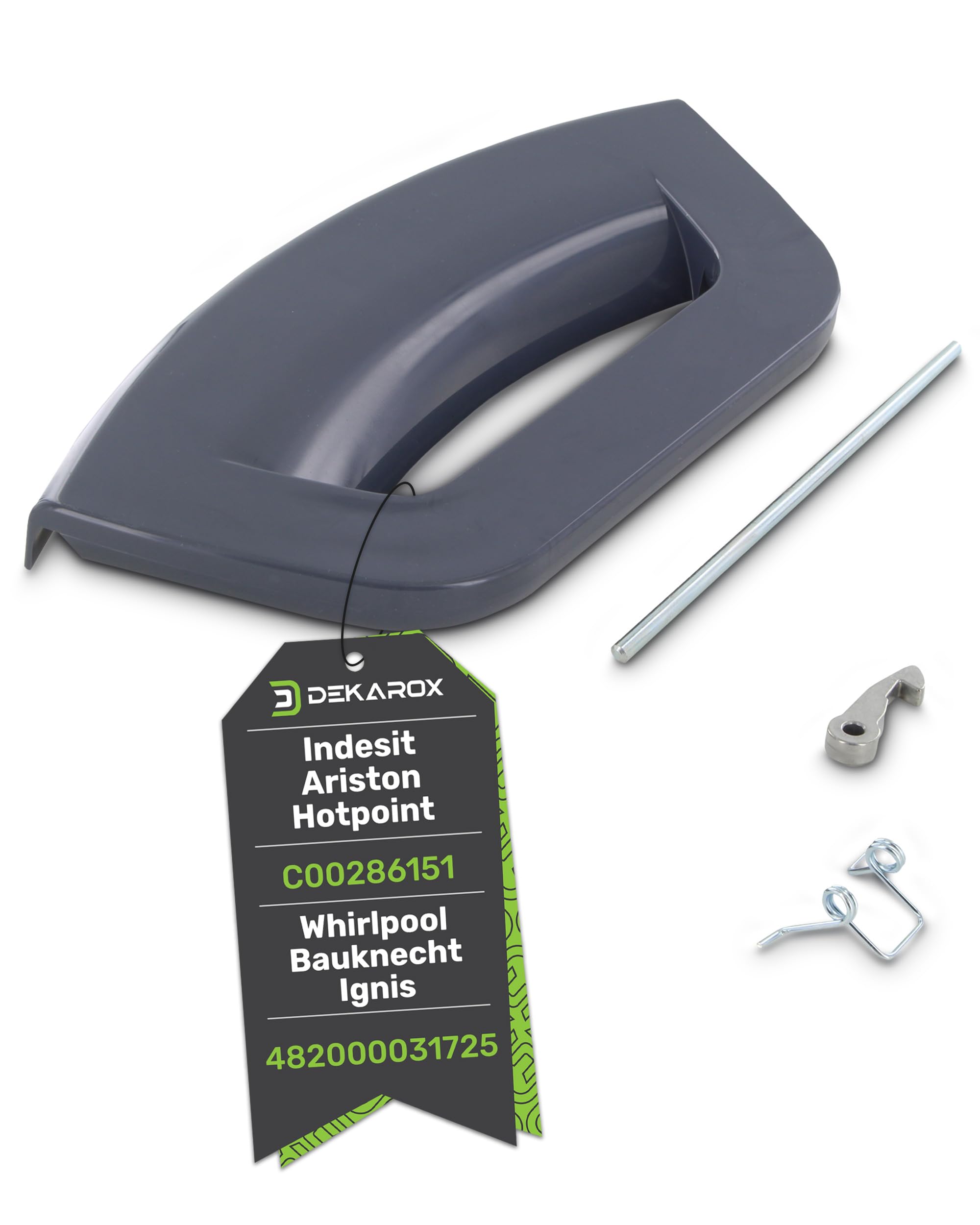 Uchwyt do drzwi Indesit Hotpoint Ariston C00286151 Whirlpool Bauknecht Ignis 482000031725 do pralek takich jak WMG WMD WML FMG FMD