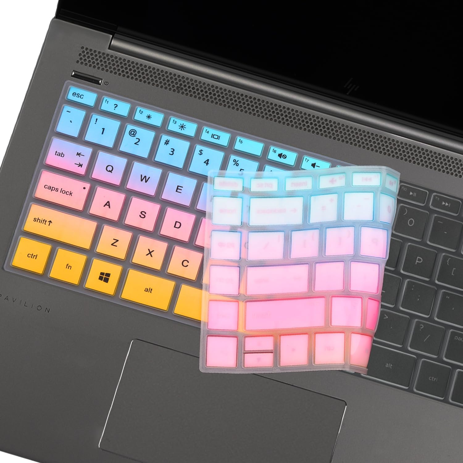 Keyboard Cover for HP 14" 14-bf 14-cm 14-cf 14-dq 14-fq/dk 14-dq0054dx/dq2053cl/dq0052dx/dq5043cl/dq2078wm/dq0055dx/dq0070nr/dq0005dx/dq1037wm/dq0040nr 14t-dq300 dq0011dx dq0002dx dq0003dx-Colorful