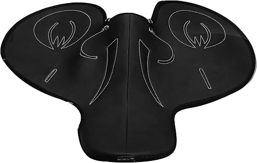 Miniatura 3 de SUPREME SADDLERY IMPEX - Sillines sintéticos de calidad clásica hechos a mano, color negro, marrón y rojo, tamaño de 15 a 18 pulgadas (asiento de 16