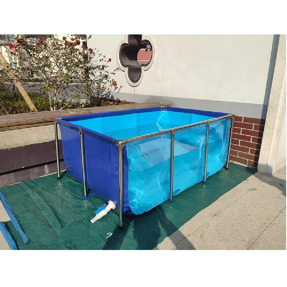 Lar Free-nding Garden Rium Pool Pond - Acquario in Tela con Rivestimento Flessibile, Adatto per Koi e Pesci d'Acqua Dolce, Include valvola di Scarico e Tessuto Impermeabile