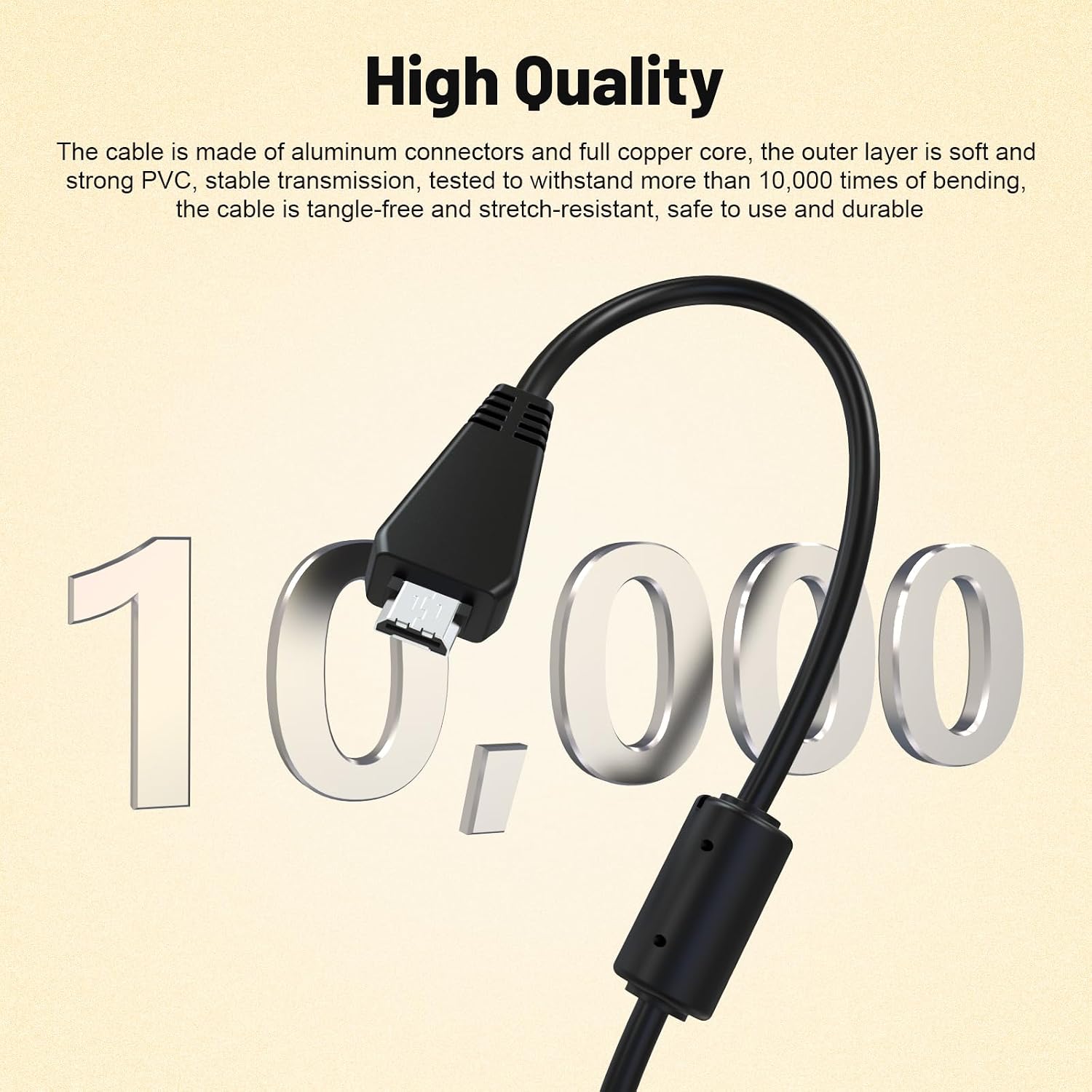 Replacement VMC-MD3 USB Data Charger Cable Cord for Sony Cyber-Shot DSC-TX10 DSC-TX5 DSC-TX55 DSC-W350 DSC-W570 DSC-W580 DSC-HX100 DSC-T110 DSC-T99 Digital Camera