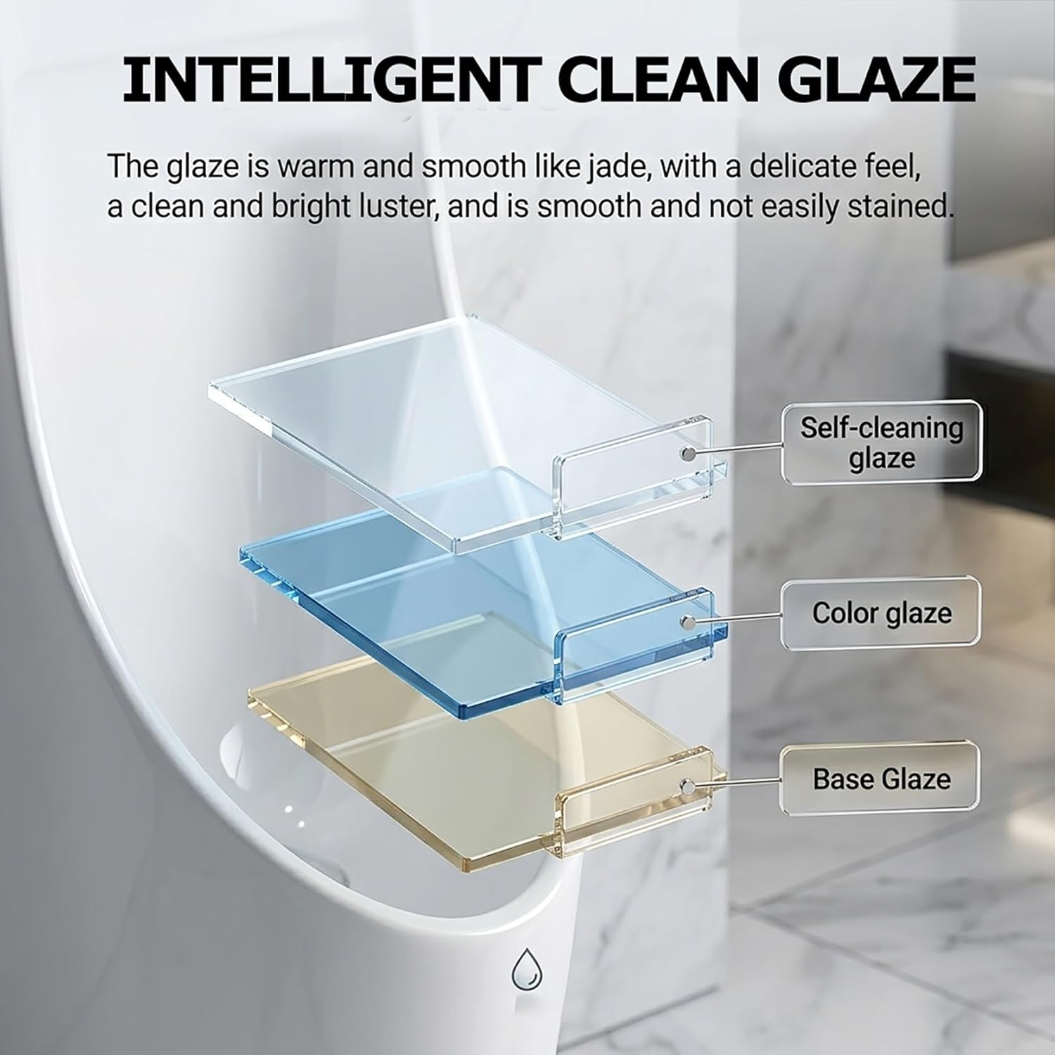 Urinals for Men Floor-Standing Ceramic Urinal with Intelligent Sensor Flush, Urinal for Home Bathroom & Commercial Use, Easy-Clean Glazed Porcelain