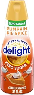 International Delight Zero Sugar Coffee Creamer, Pumpkin Pie Spice, Sugar-Free, 32 oz