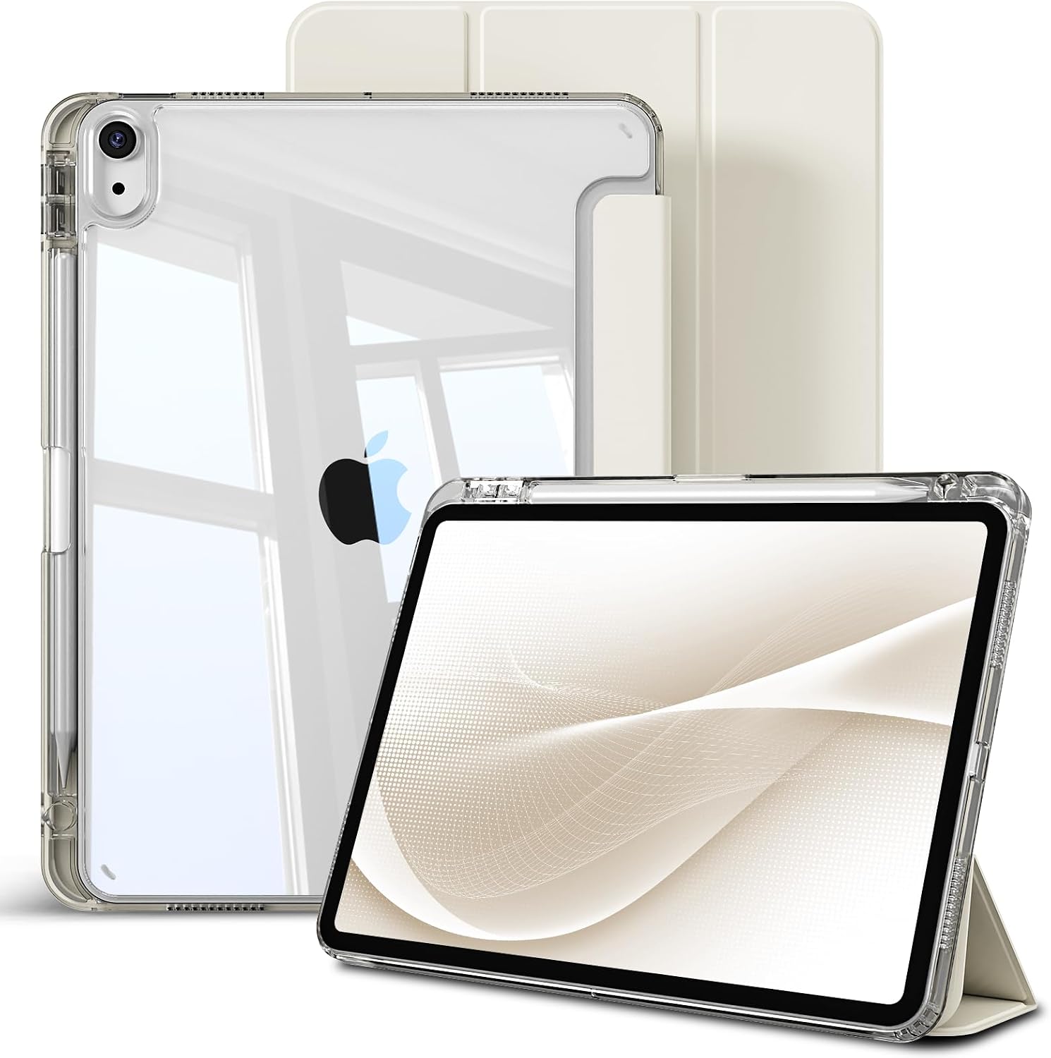 Case for iPad A16 11th/10th Generation 11 Inch/10.9 Inch, White