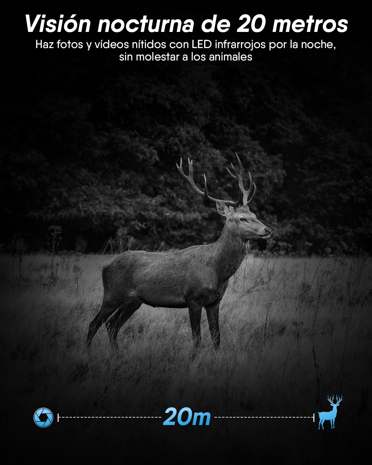 Cámara de Caza 4G Rollei, 4K Camara Fototrampeo con Tarjeta Sim y App y Sensor de Movimiento Cámara de Fotos Trampeo Caza Infrarroja con Visión Nocturna Tarjeta SD de 32GB IP66,Cámara-Caza-Fototrampeo