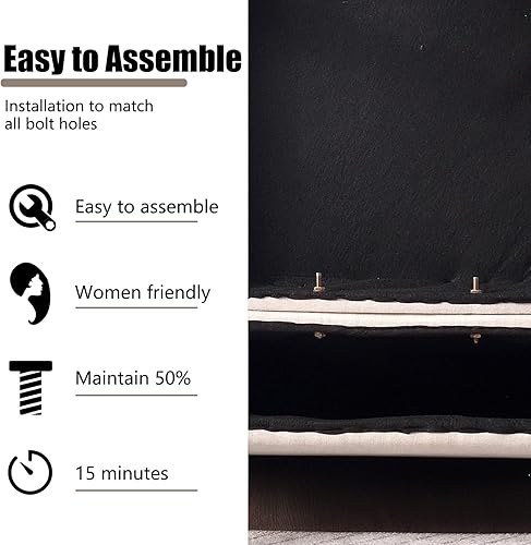 Miniatura 25 de INZOY Silla moderna de mediados de siglo con marco de madera, sillón tapizado con cojín de cintura, silla decorativa para sala de estar, dormitorio,